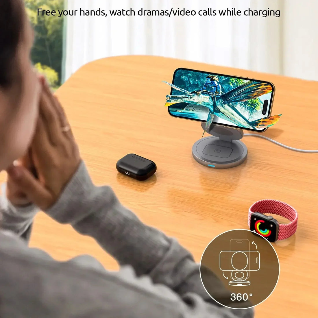 Magnetic Rotating Wireless Charger