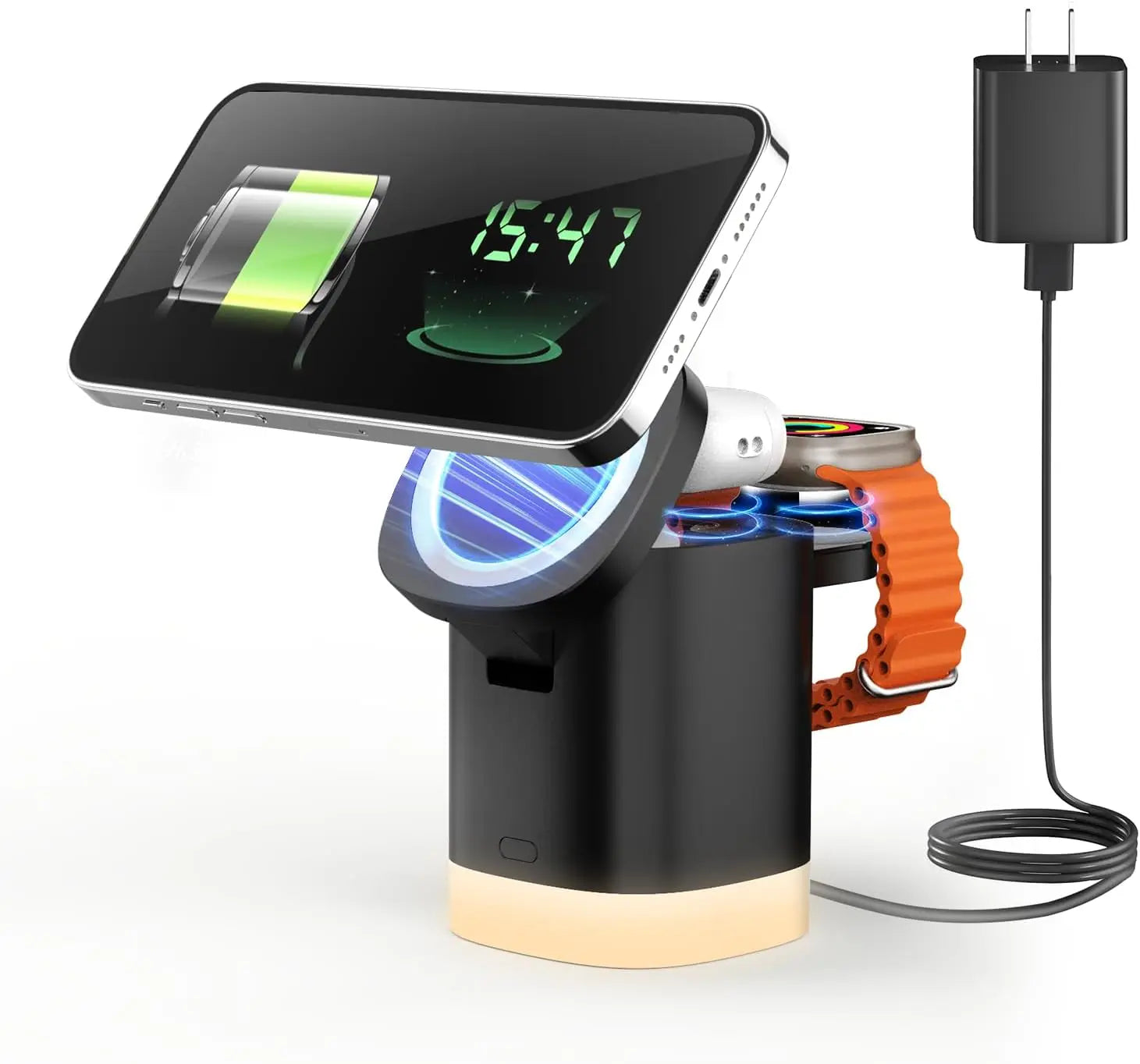 RGB Lamp Magnetic Wireless Charger